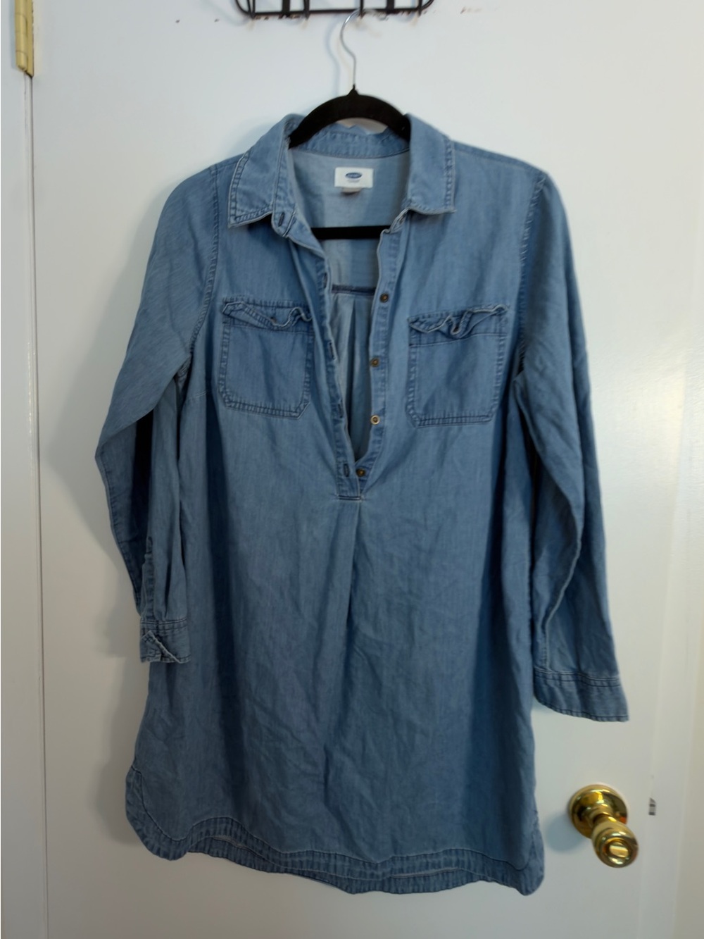 Old Navy Light Blue Denim Tunic Dress